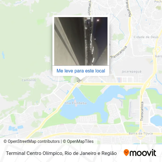 Terminal Centro Olímpico mapa