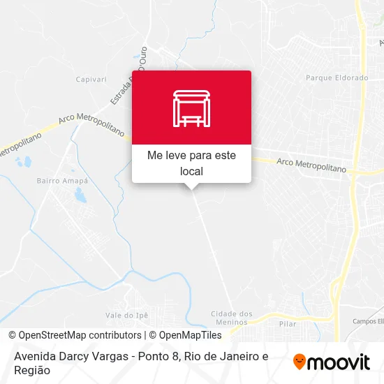 Avenida Darcy Vargas - Ponto 8 mapa