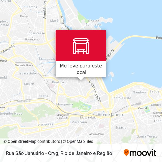 Rua São Januário - Crvg mapa