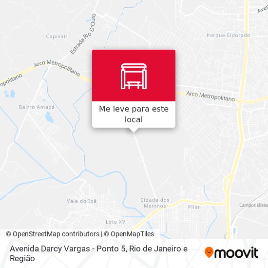 Avenida Darcy Vargas - Ponto 5 mapa