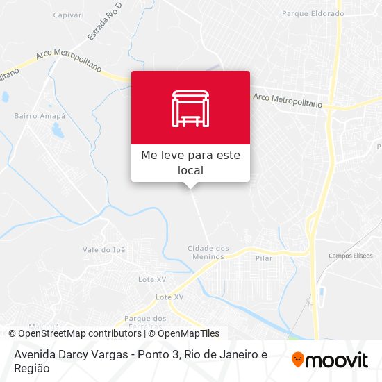 Avenida Darcy Vargas - Ponto 3 mapa