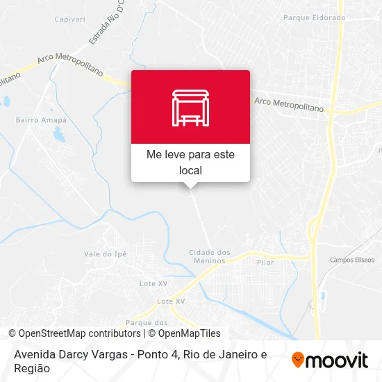 Avenida Darcy Vargas - Ponto 4 mapa