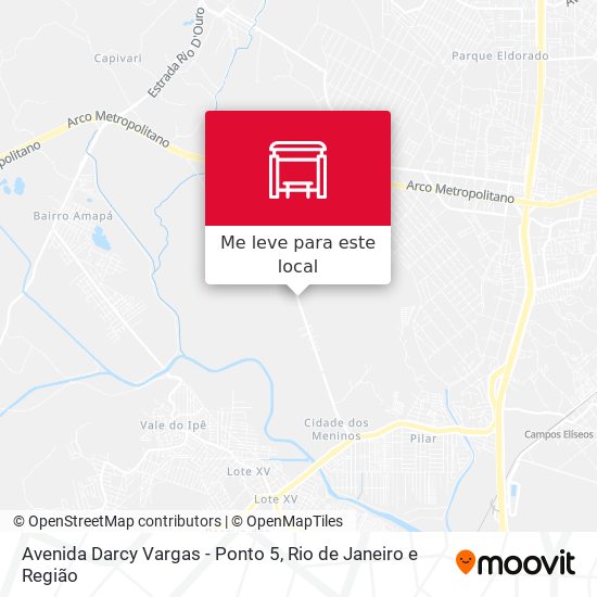 Avenida Darcy Vargas - Ponto 5 mapa