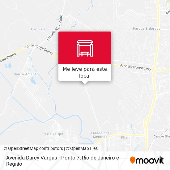 Avenida Darcy Vargas - Ponto 7 mapa