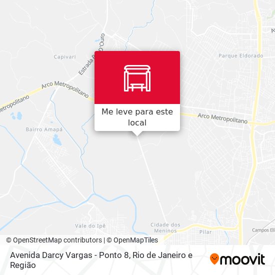 Avenida Darcy Vargas - Ponto 8 mapa