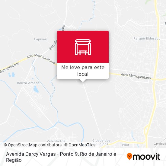 Avenida Darcy Vargas - Ponto 9 mapa