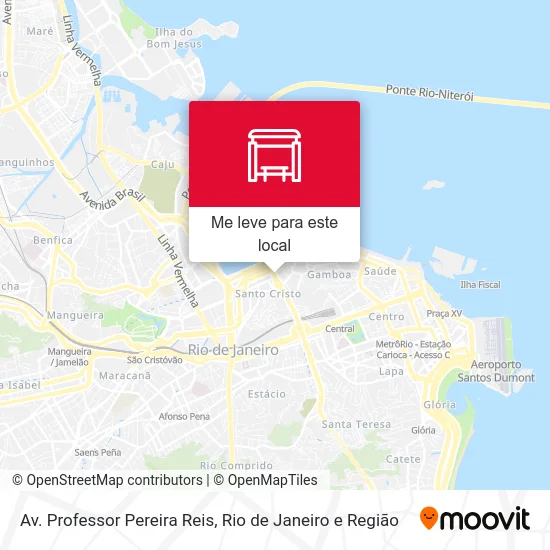Av. Professor Pereira Reis mapa
