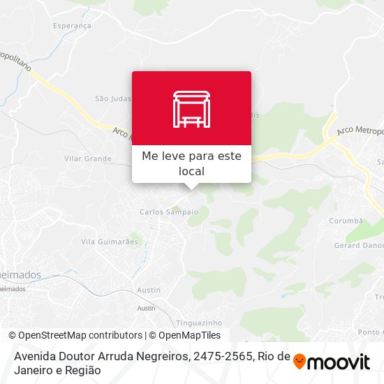 Avenida Doutor Arruda Negreiros, 2475-2565 mapa