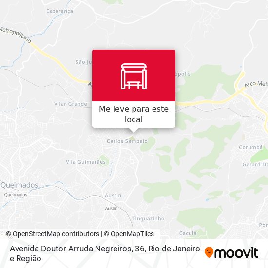 Avenida Doutor Arruda Negreiros, 36 mapa