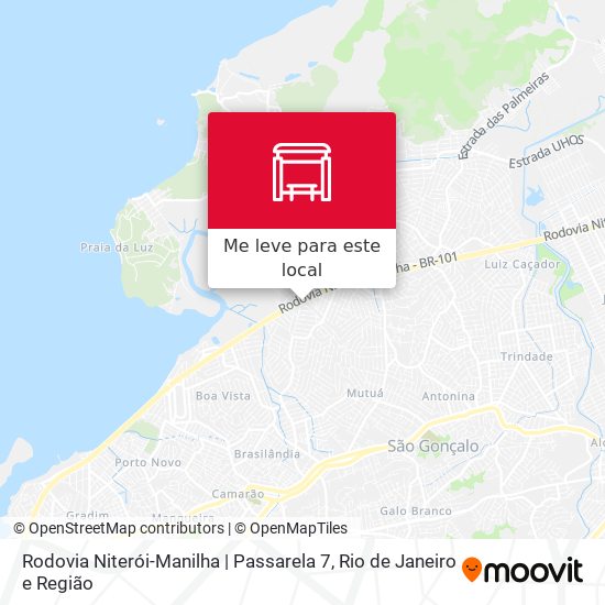 Rodovia Niterói-Manilha | Passarela 7 mapa