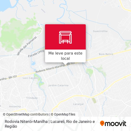 Rodovia Niterói-Manilha | Lucareli mapa