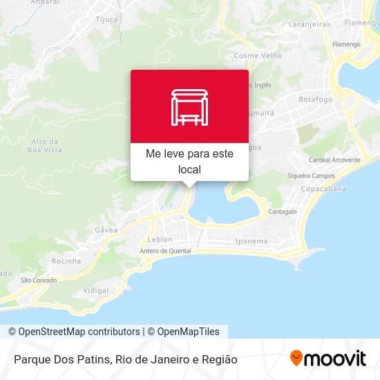 Parque Dos Patins mapa