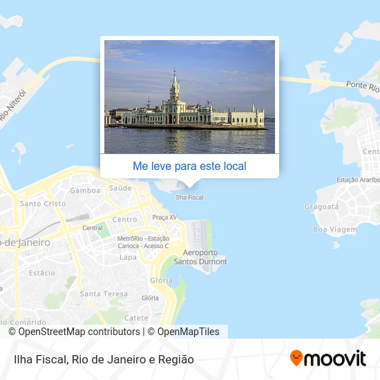 Ilha Fiscal mapa