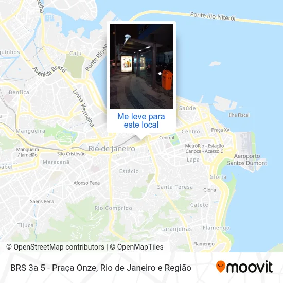 BRS 3a 5 - Praça Onze mapa
