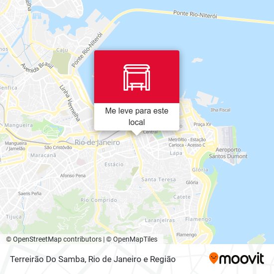 Terreirão Do Samba mapa