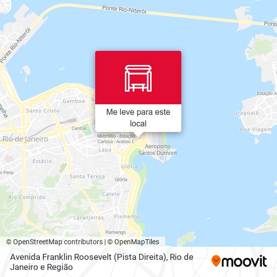 Avenida Franklin Roosevelt (Pista Direita) mapa