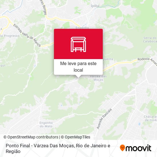 Ponto Final - Várzea Das Moças mapa