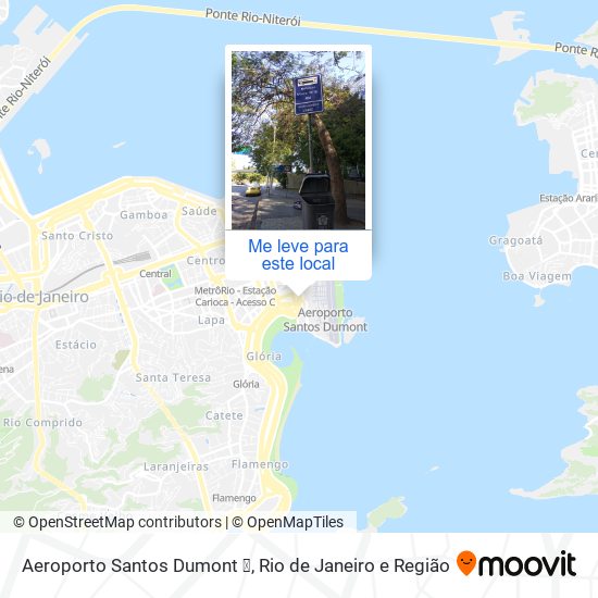 Aeroporto Santos Dumont ✈ mapa