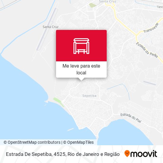 Estrada De Sepetiba, 4525 mapa