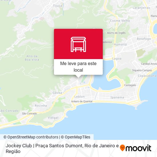 Jockey Club | Praça Santos Dumont mapa