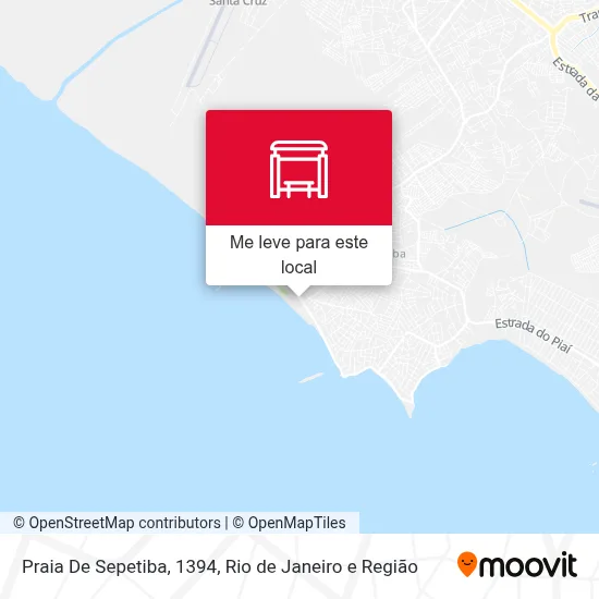 Praia De Sepetiba, 1394 mapa