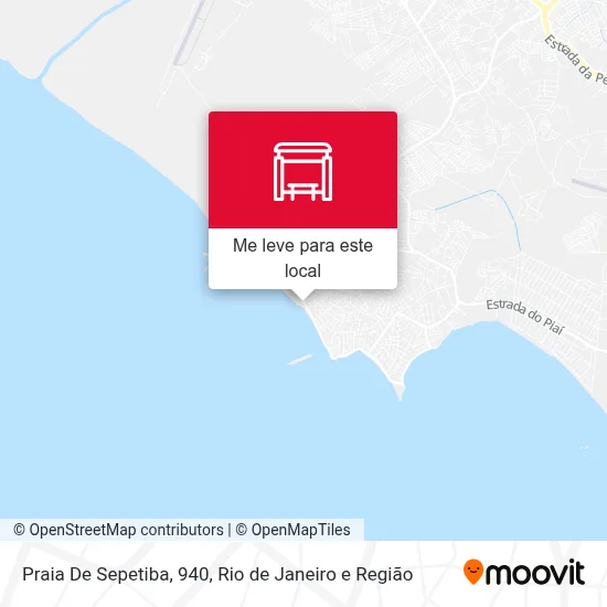 Praia De Sepetiba, 940 mapa