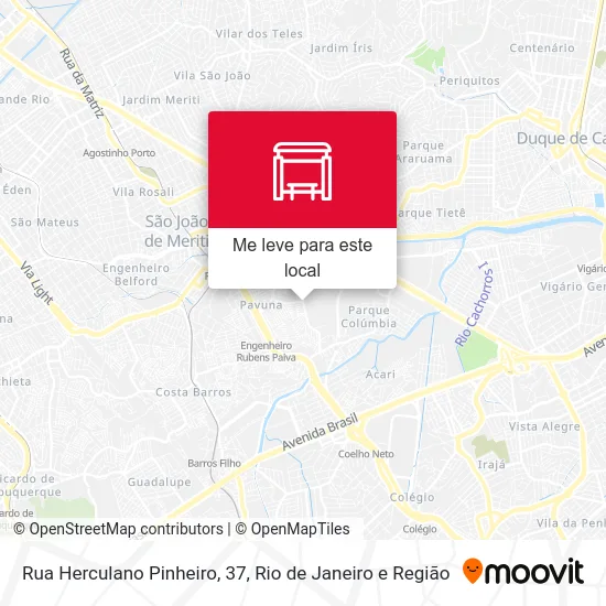 Rua Herculano Pinheiro, 37 mapa
