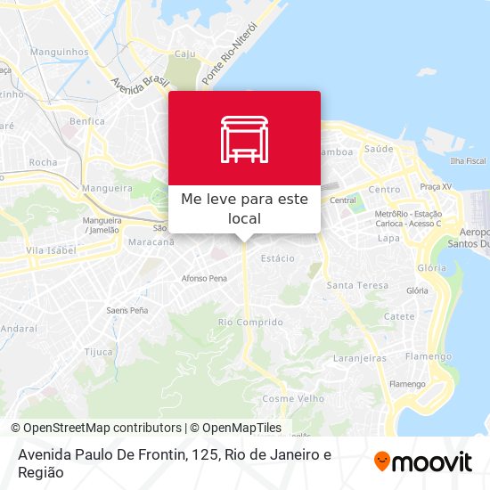 Avenida Paulo De Frontin, 125 mapa