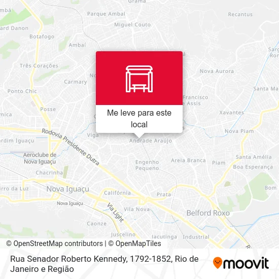 Rua Senador Roberto Kennedy, 1792-1852 mapa