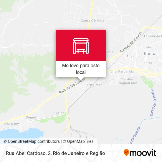 Rua Abel Cardoso, 2 mapa