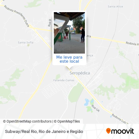 Subway/Real Rio mapa