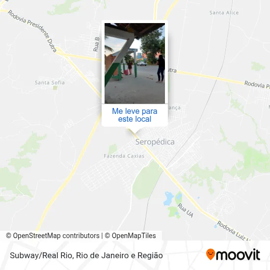 Subway/Real Rio mapa