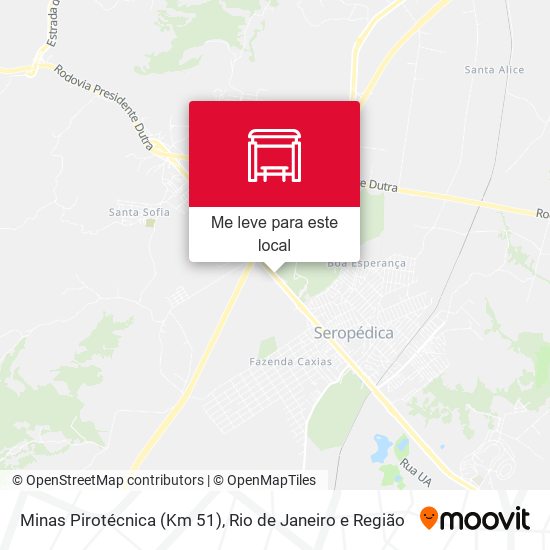 Minas Pirotécnica (Km 51) mapa