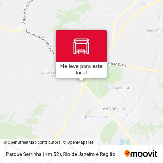 Parque Serrinha (Km 52) mapa