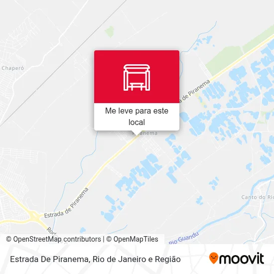 Estrada De Piranema mapa