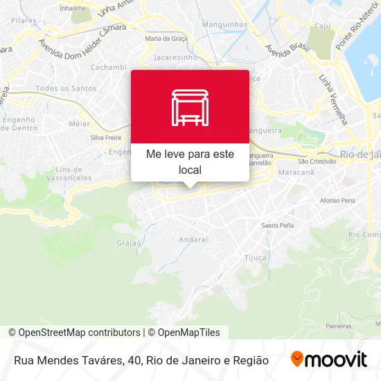 Rua Mendes Taváres, 40 mapa