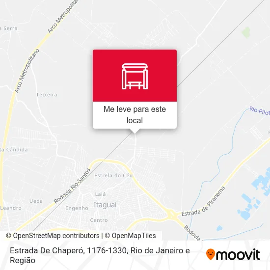 Estrada De Chaperó, 1176-1330 mapa