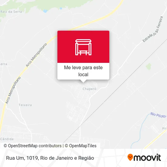 Rua Um, 1019 mapa
