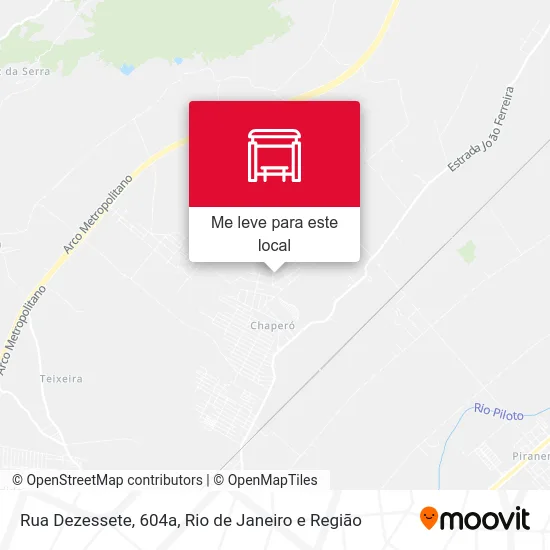 Rua Dezessete, 604a mapa