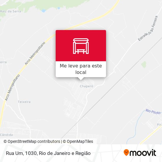 Rua Um, 1030 mapa