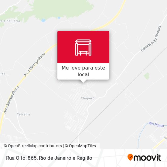 Rua Oito, 865 mapa