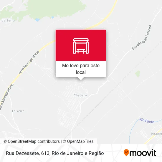 Rua Dezessete, 613 mapa