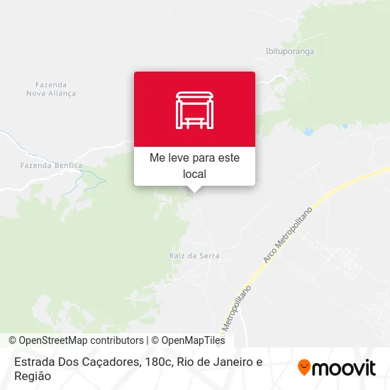 Estrada Dos Caçadores, 180c mapa