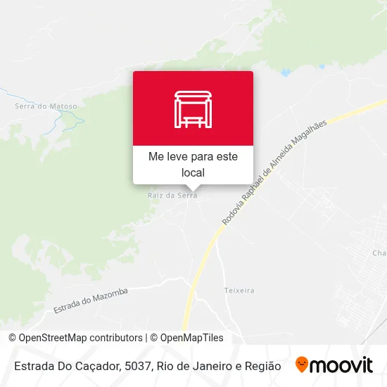 Estrada Do Caçador, 5037 mapa