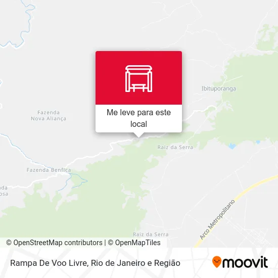 Rampa De Voo Livre mapa