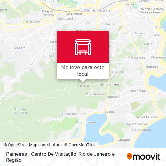 Paineiras - Centro De Visitação mapa