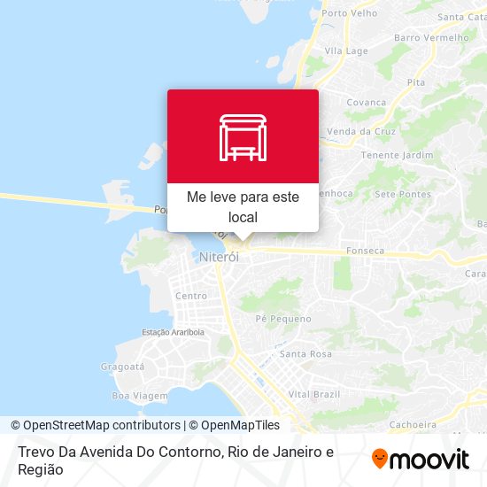 Trevo Da Avenida Do Contorno mapa