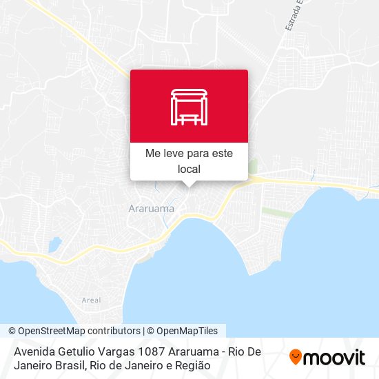Avenida Getulio Vargas 1087 Araruama - Rio De Janeiro Brasil mapa