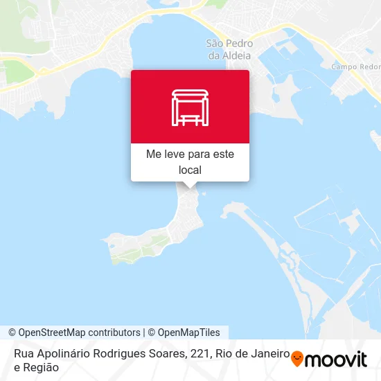 Rua Apolinário Rodrigues Soares, 221 mapa