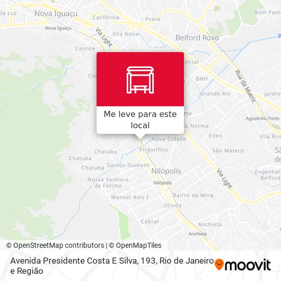 Avenida Presidente Costa E Silva, 193 mapa